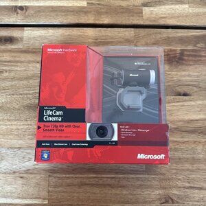 Microsoft Life Cam Cinema H5D00001 Web Camera New/Sealed In Box Windows Live